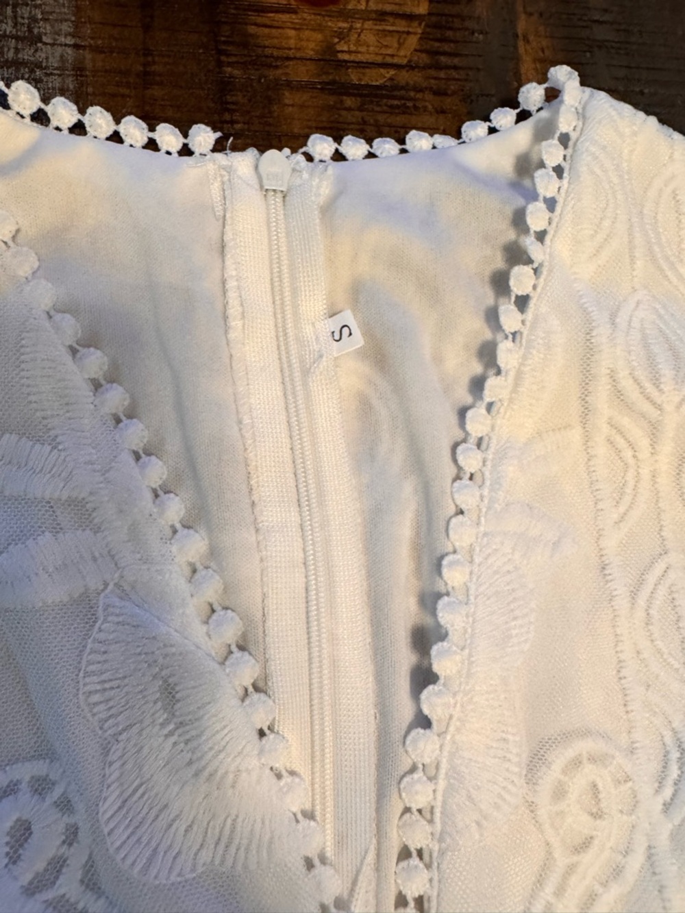 NWOT Deep V Neck Short Sleeve Floral Lace Dress Long Bridal Shower Maxi Dresses - Picture 12 of 15
